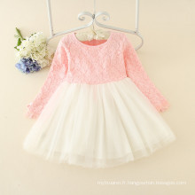 Date lolita style dentelle bébé filles robes casual formel genou-longueur élégant vin redclothes bébé filles équipage cou matériau souple